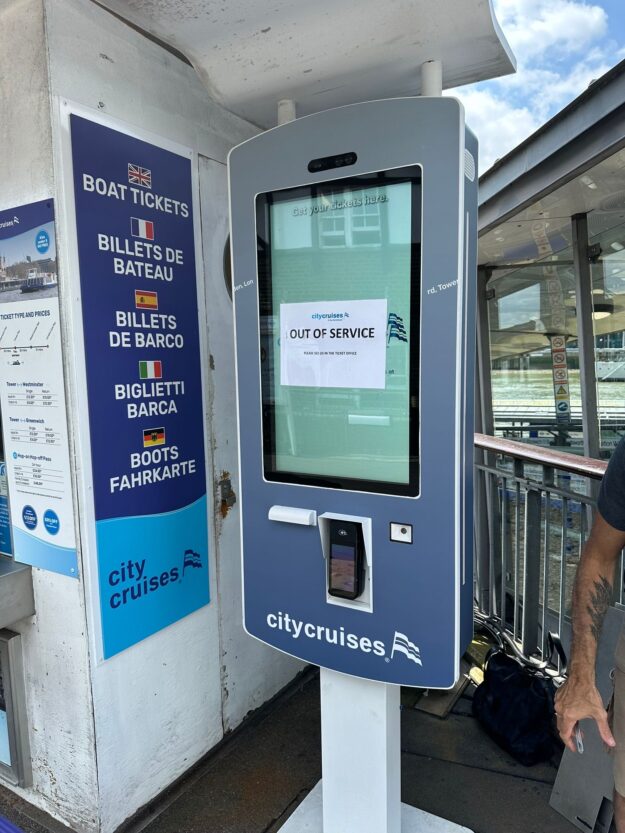 City Cruises – Branded Ticket Machine Graphics